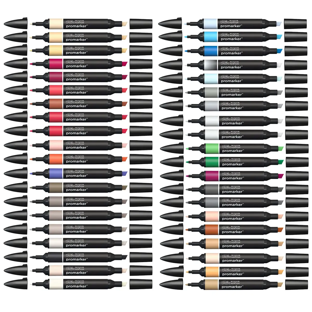 Winsor & Newton Μαρκαδόρος Ζωγραφικής Promarker με διπλή μύτη Fine & Chisel