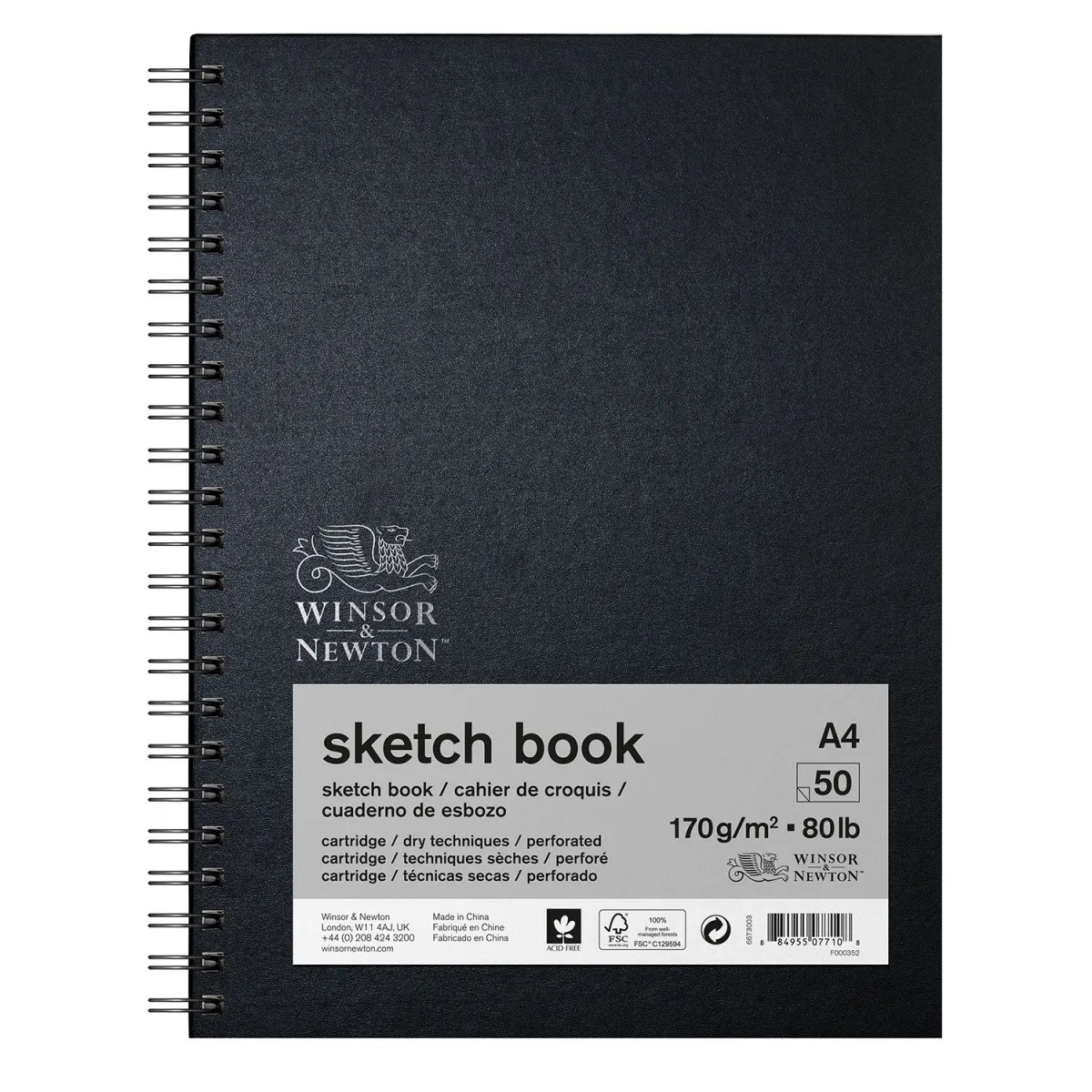 Winsor & Newton Sketchbook A4 170gr 50Φύλλων