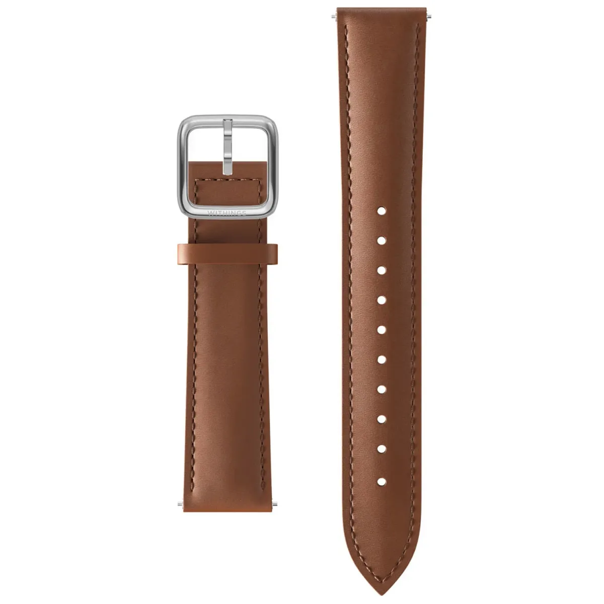 Withings λουράκι 18mm -  Brown & Silver