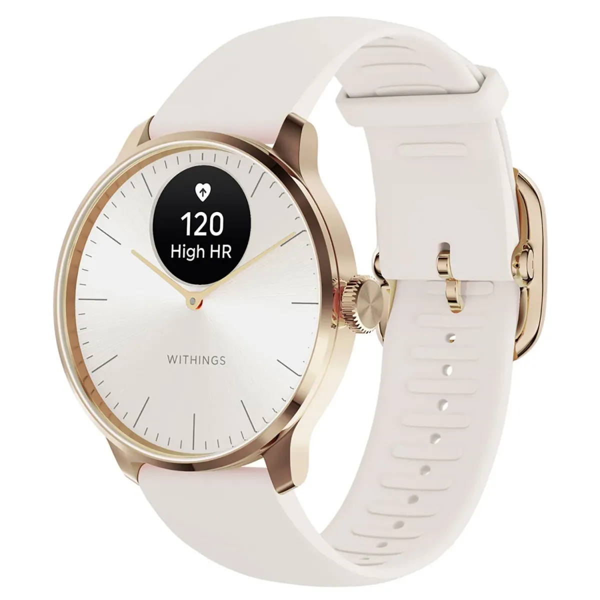 Withings Scanwatch Light 37mm White & Rose Gold