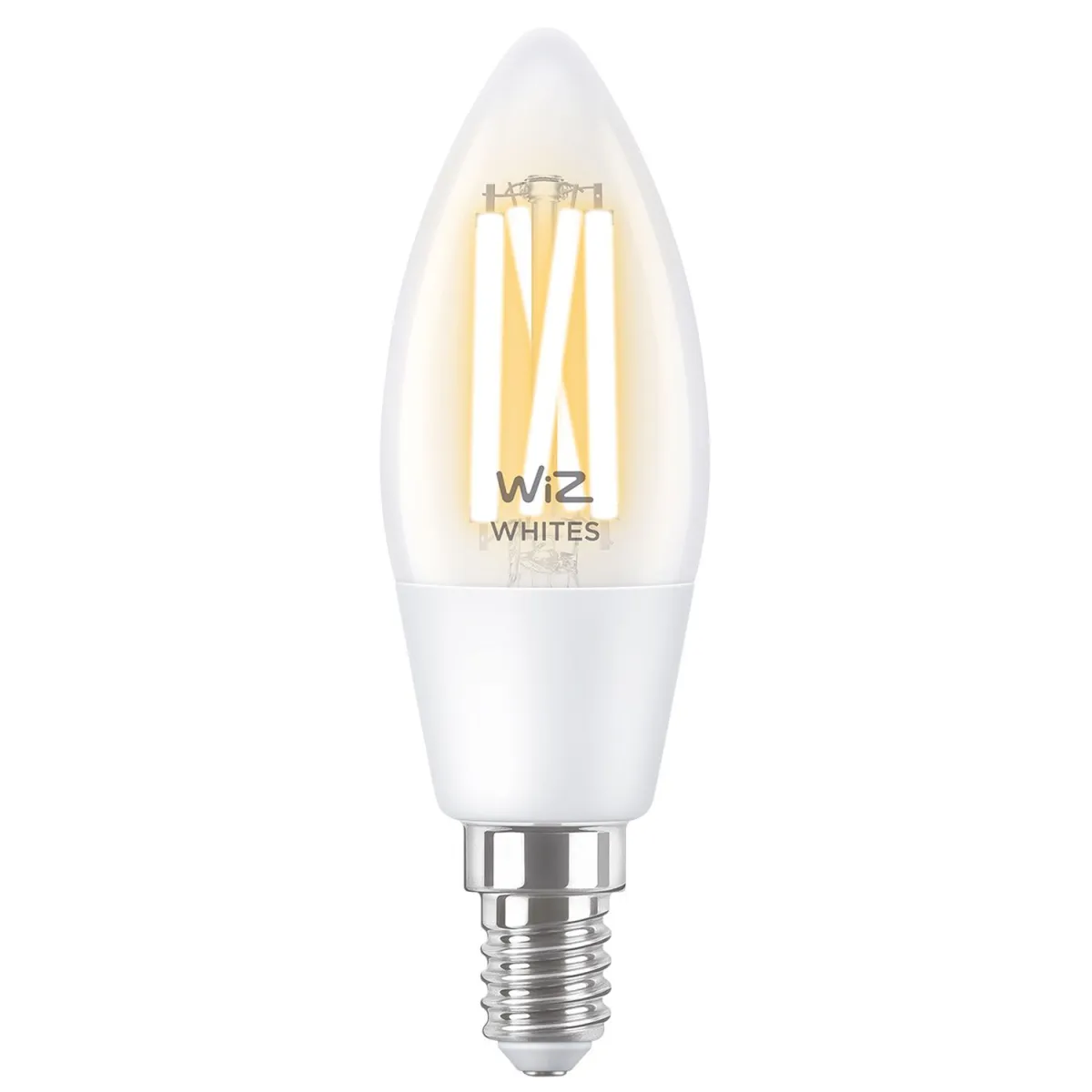 Wiz Smart Wi-Fi Clear Candle C35  E14 Tunable White