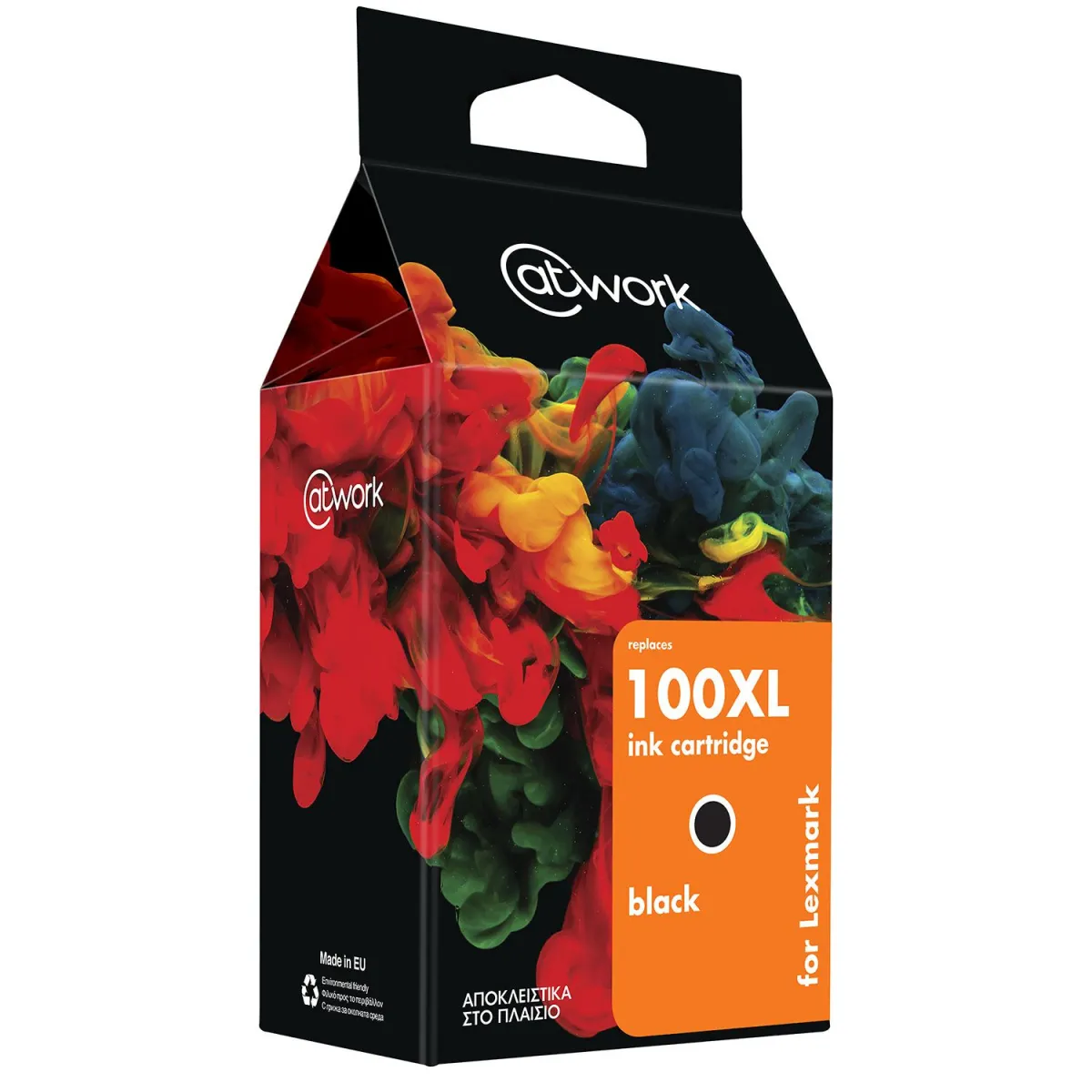 Μελάνι @Work Ανακατασκευασμένο 100XL Black