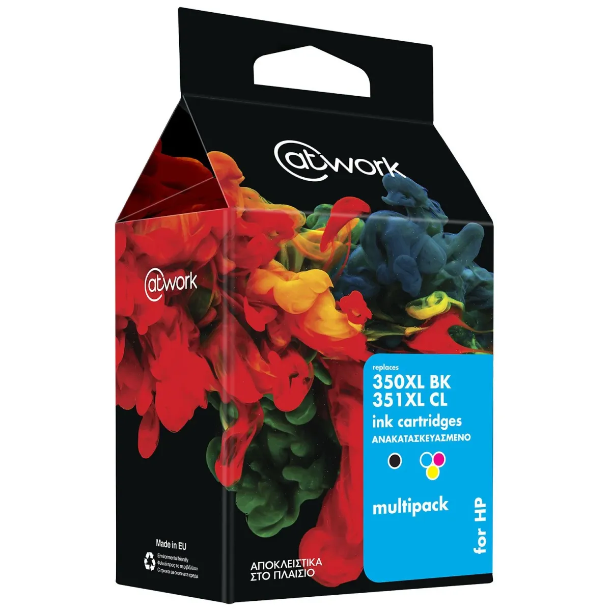 Μελάνι @Work Ανακατασκευασμένο 350XL/351XL (BK-CL) Multipack