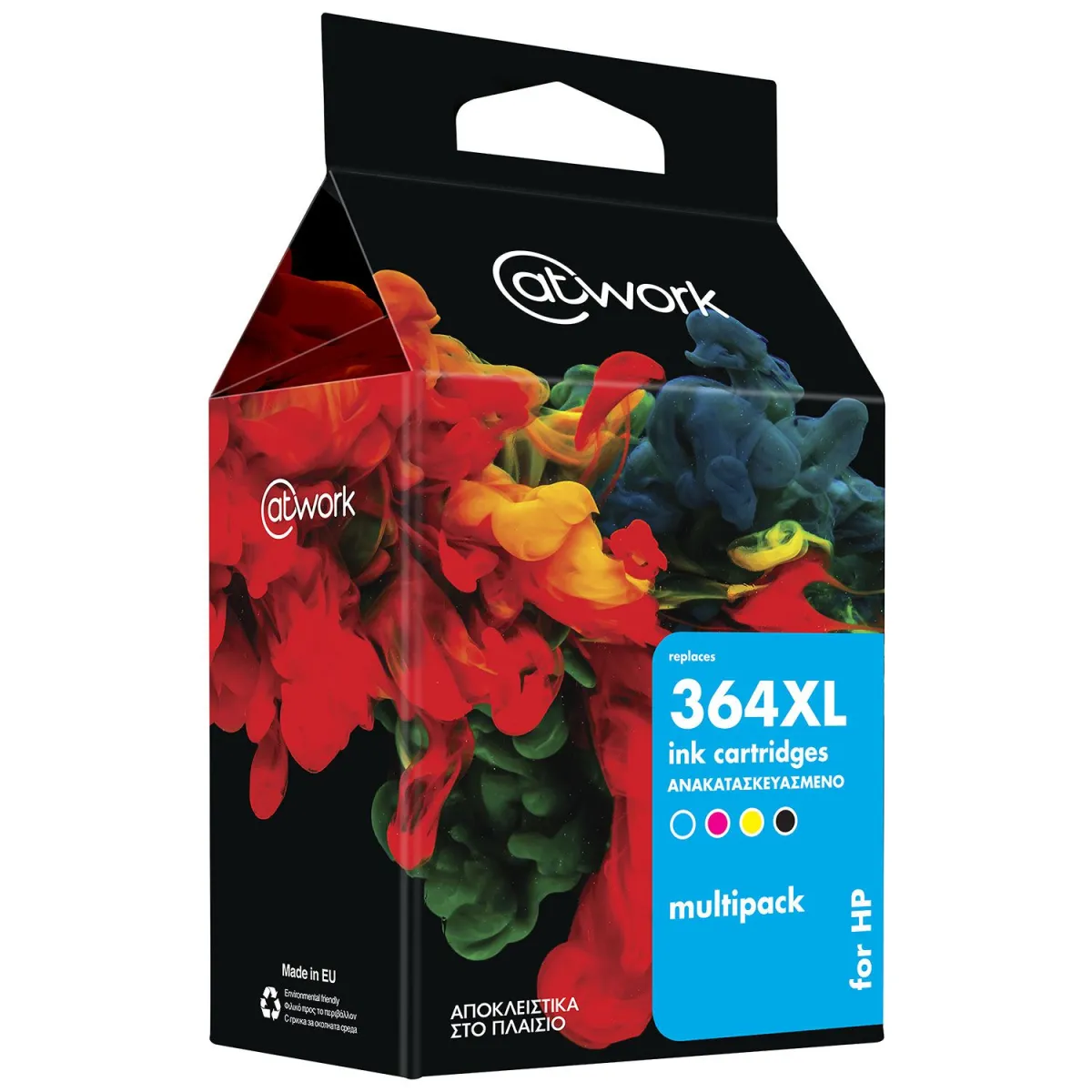 Μελάνι @Work Ανακατασκευασμένο 364XL (BK-C-M-Y) Multipack