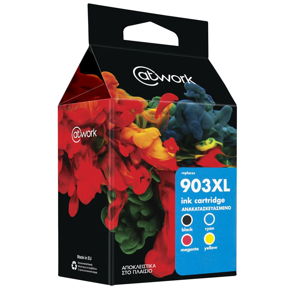 Μελάνι @Work Ανακατασκευασμένο 903XL (BK-C-M-Y) Multipack