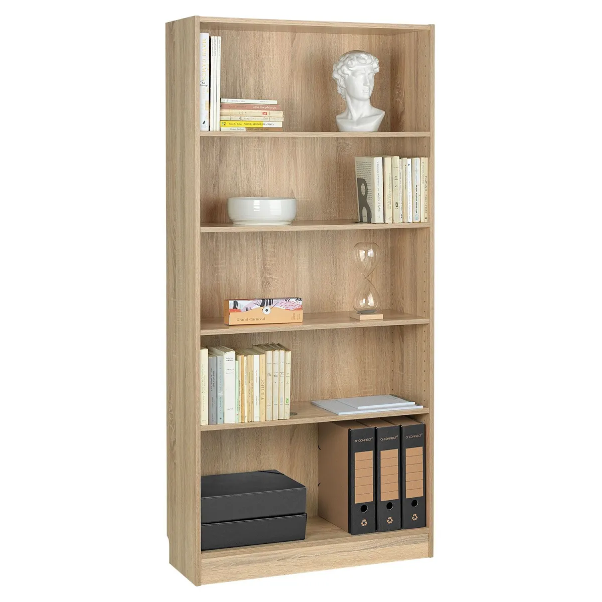@Work Βιβλιοθήκη Bookit Βελανιδιά 171x80 cm