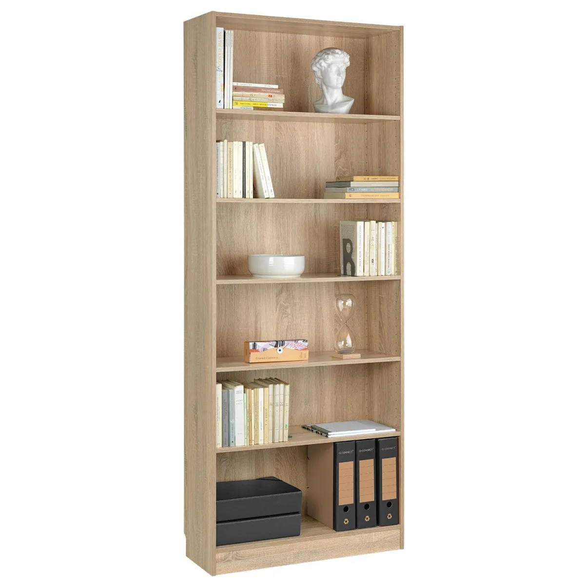 @Work Βιβλιοθήκη Bookit Βελανιδιά 202x80 cm