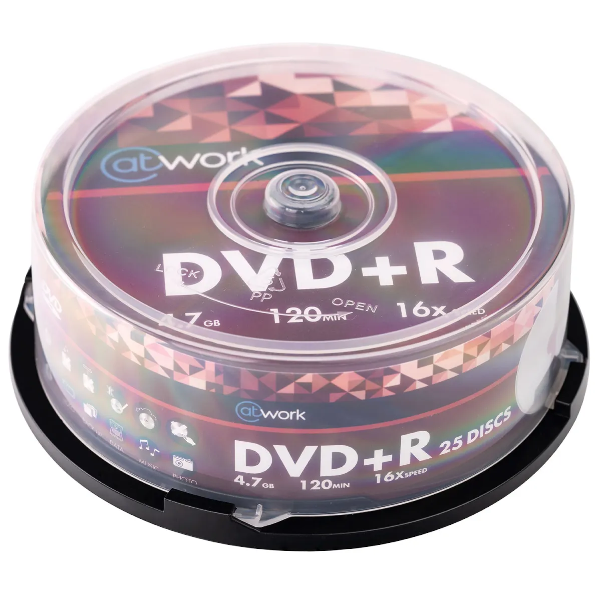 @Work DVD+R 25 τεμ.