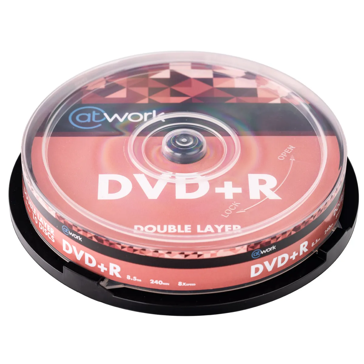 @Work DVD+R Double Layer 10 τεμ.