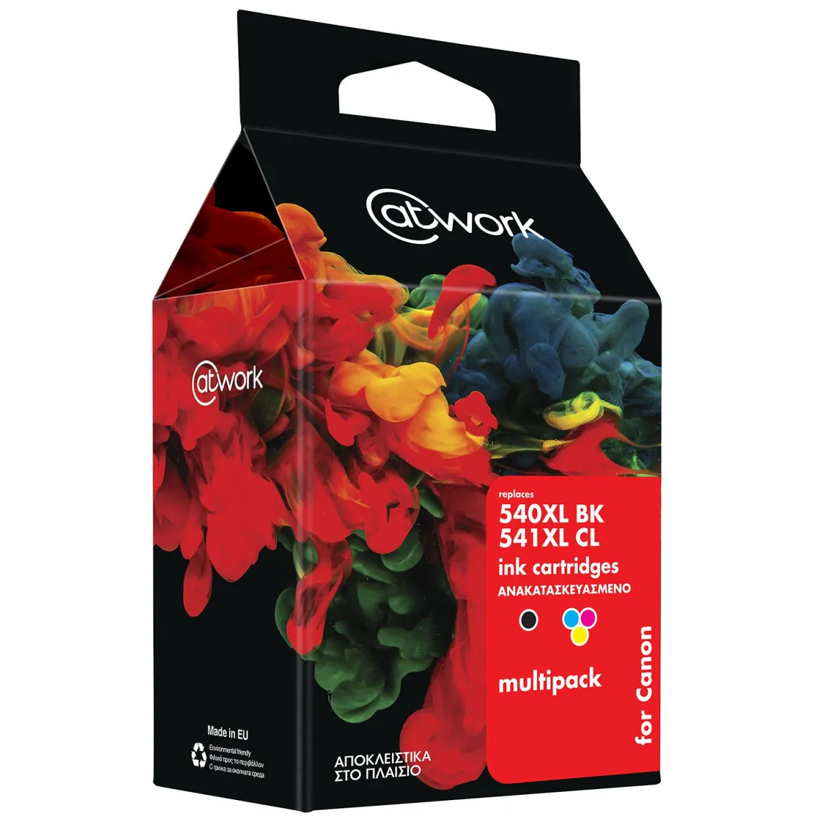 Μελάνι @Work Ανακατασκευασμένο PG-540XL/CLI-541XL (BK-CL) Multipack