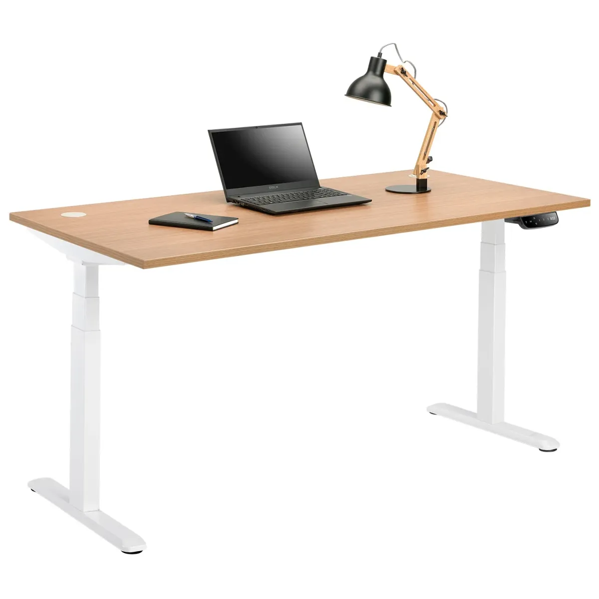 @Work Γραφείο Sit & Stand 160x80cm Walnut