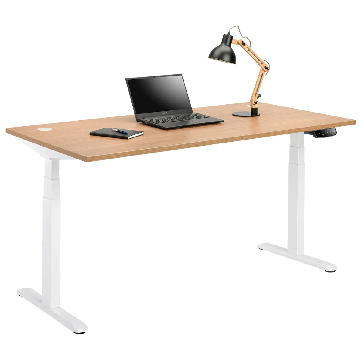 @Work Γραφείο Sit & Stand 160x80cm Walnut