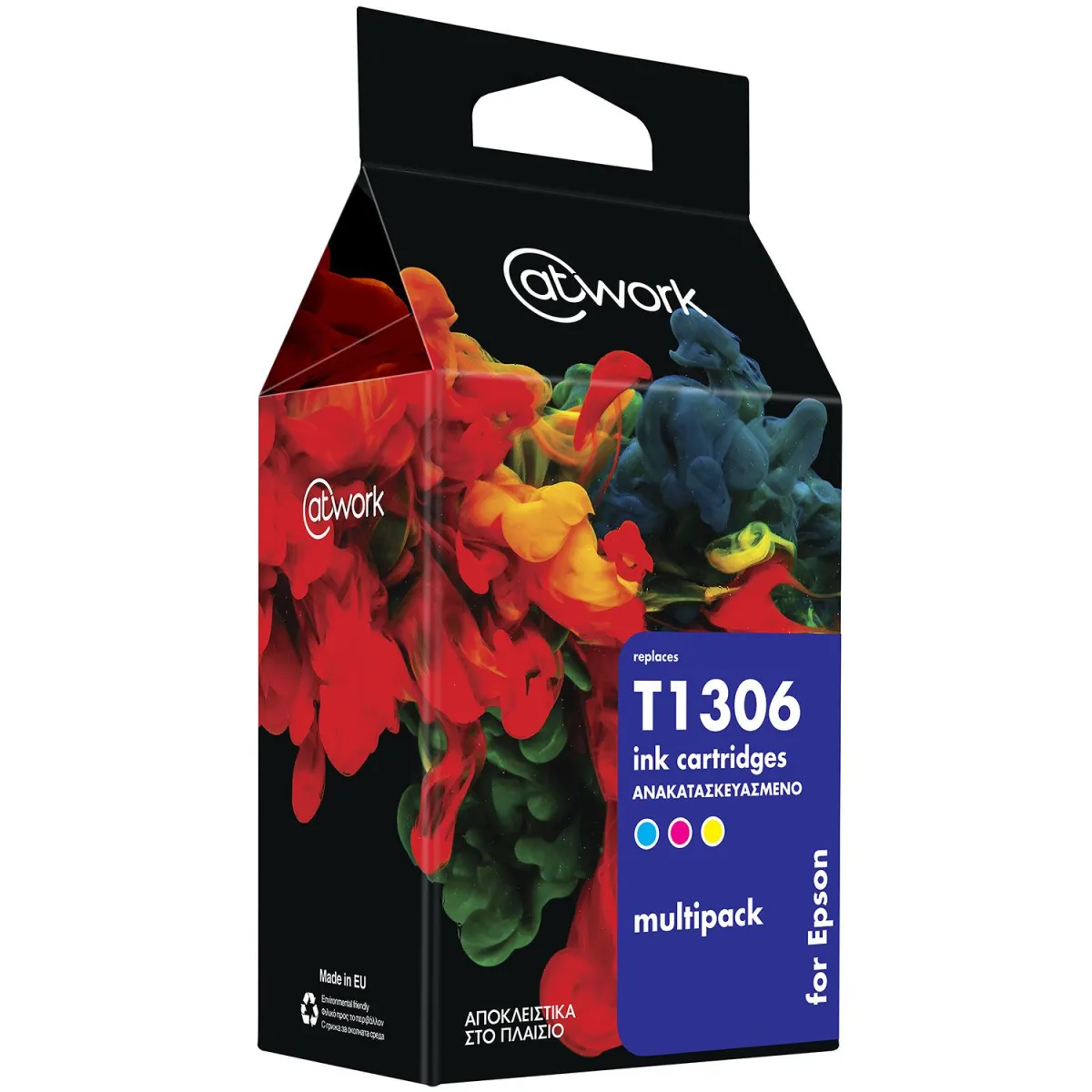 Μελάνι @Work Ανακατασκευασμένο T1306XL (C-M-Y) Multipack
