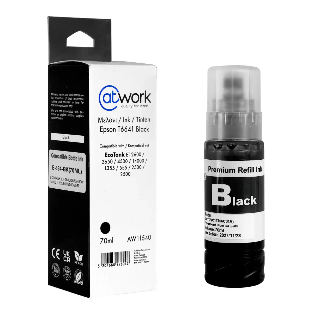 Μελάνι @Work T6641 Black
