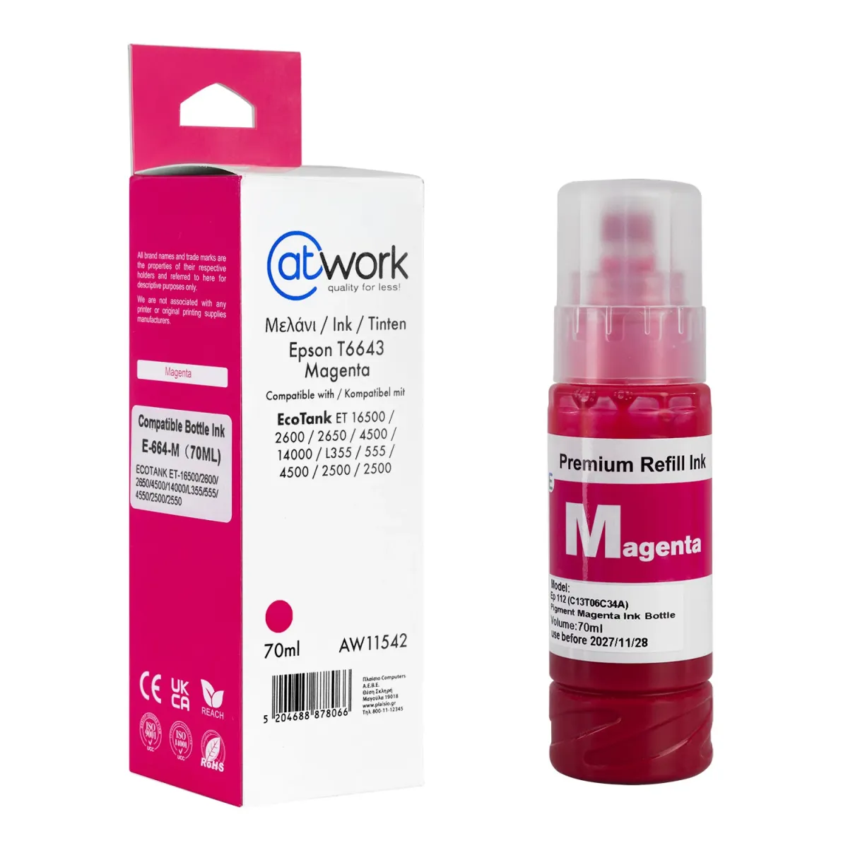 Μελάνι @Work T6643 Magenta