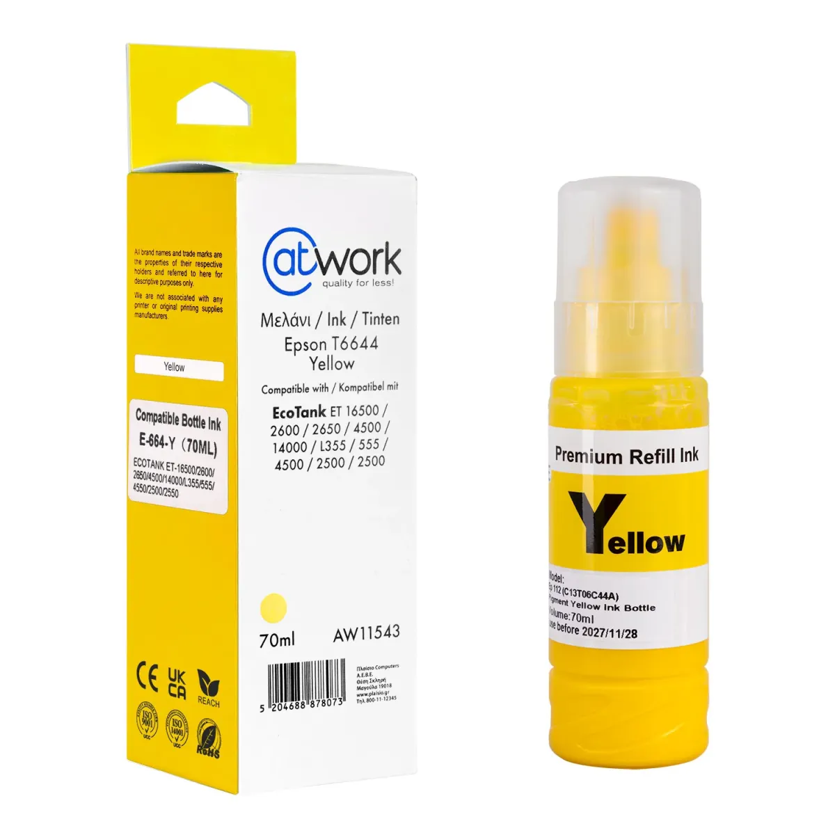 Μελάνι @Work T6644 Yellow