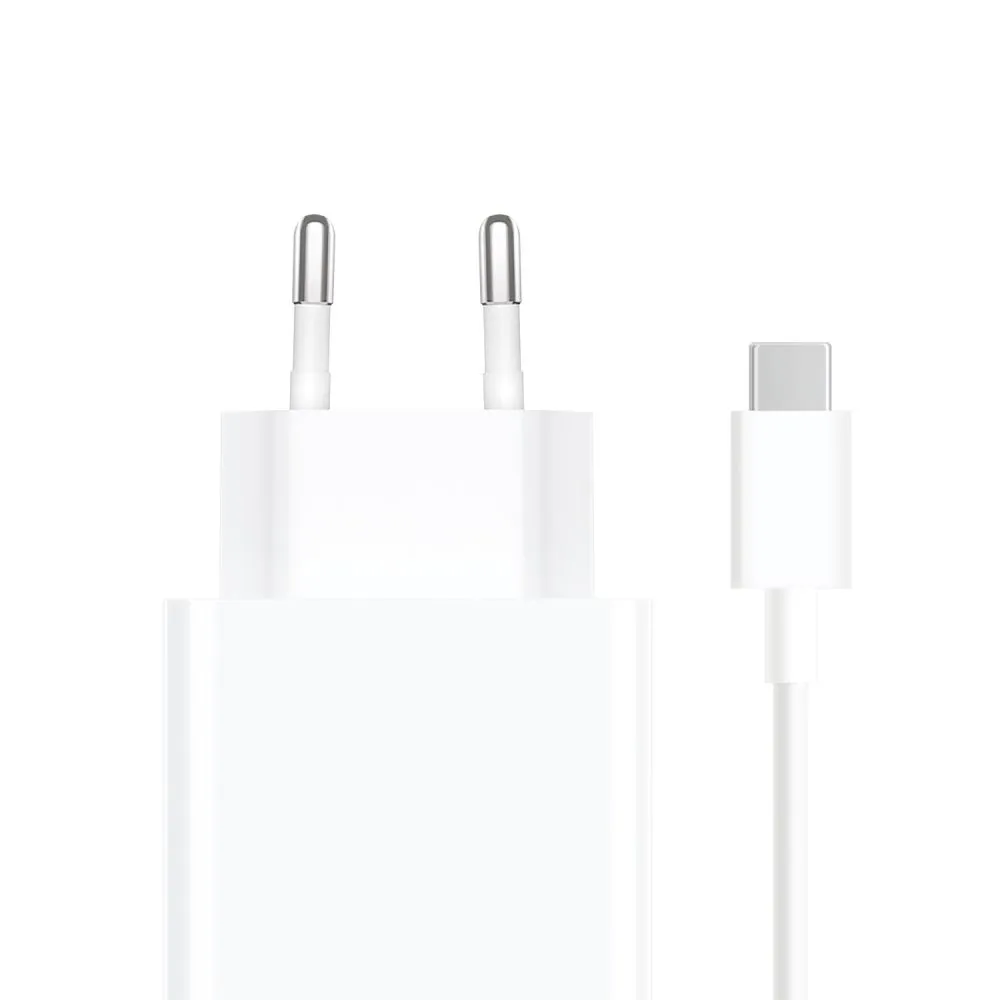 Xiaomi Φορτιστής 1 Θέσης 33W Λευκό Με Καλώδιο