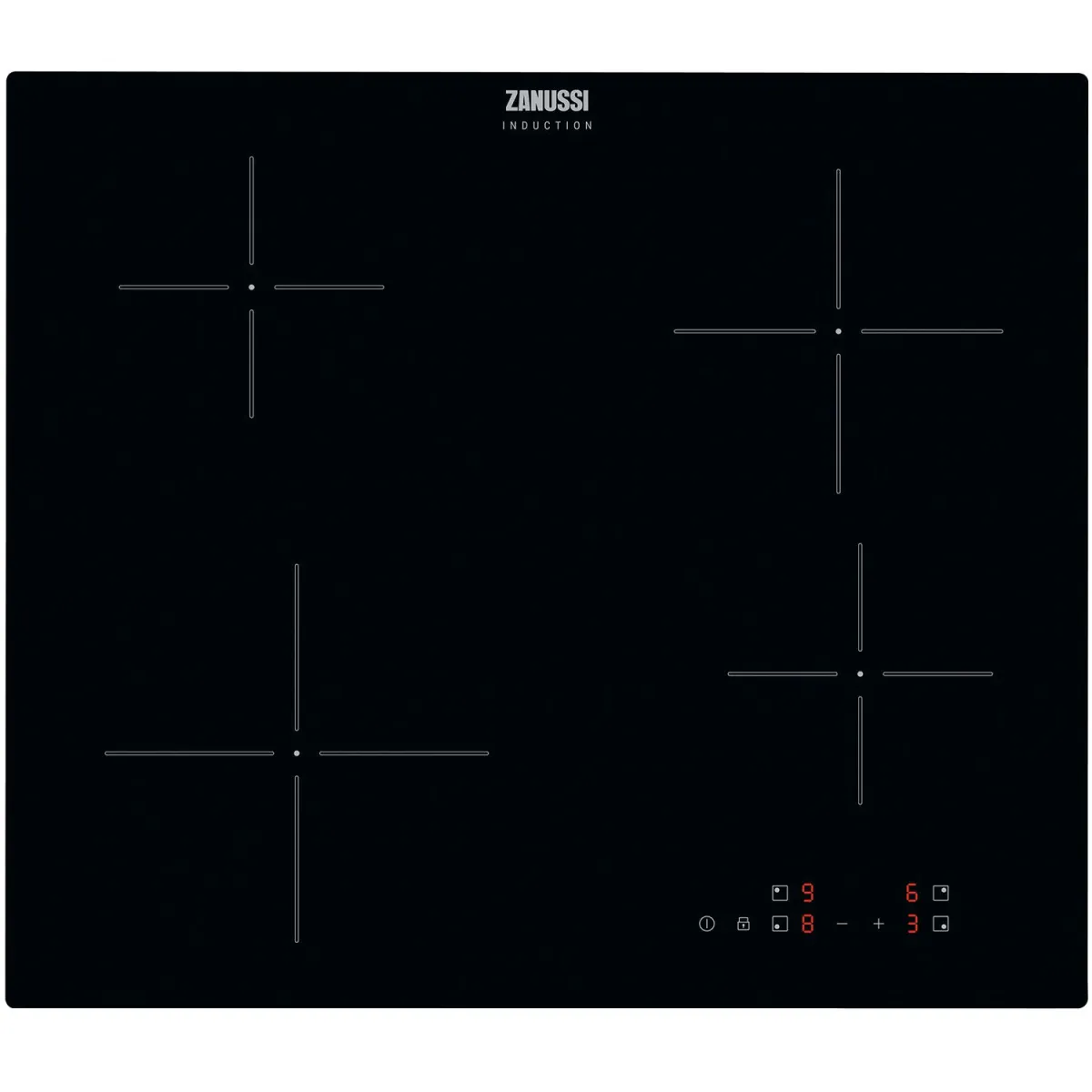 Zanussi ZIBN641K Εστίες Επαγωγικές
