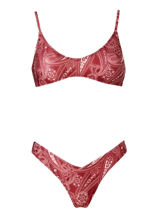 Astrid Paisley Red