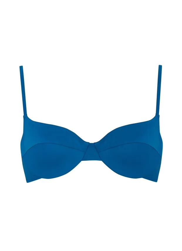 Charlotte Cobalt Blue Suede Top