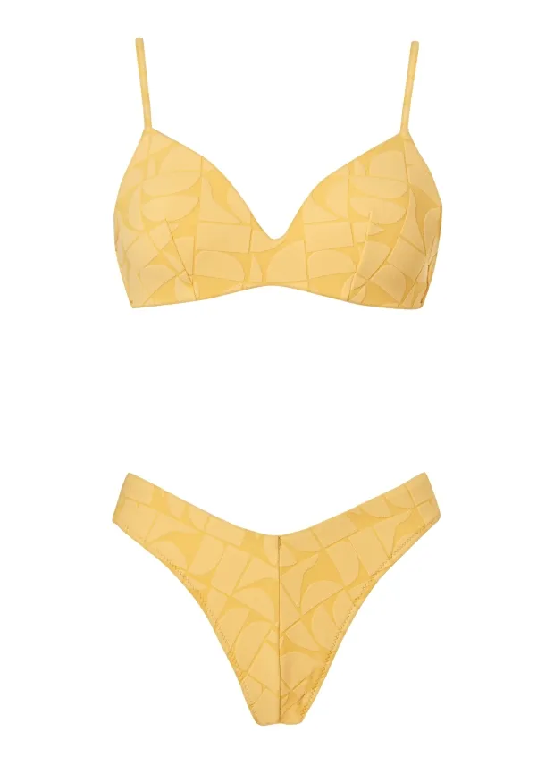 Cooper Banana Jacquard