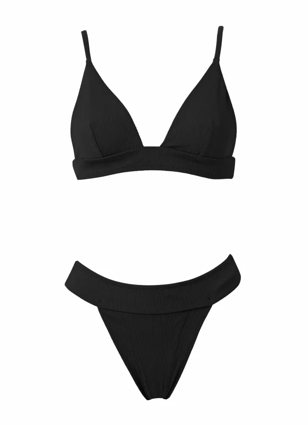 Fernanda Black Rib