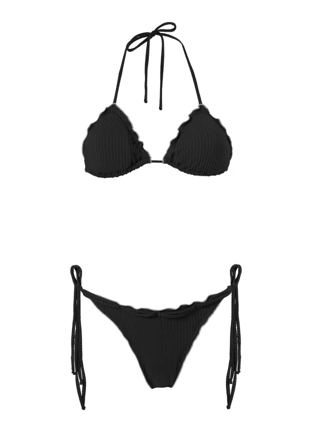 Fru Fru Black Rib