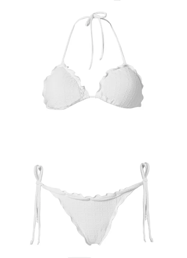 Fru Fru White Squared