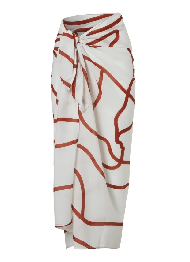 Jane Dive Brown Pareo