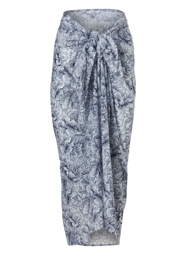 Jane Floral Denim