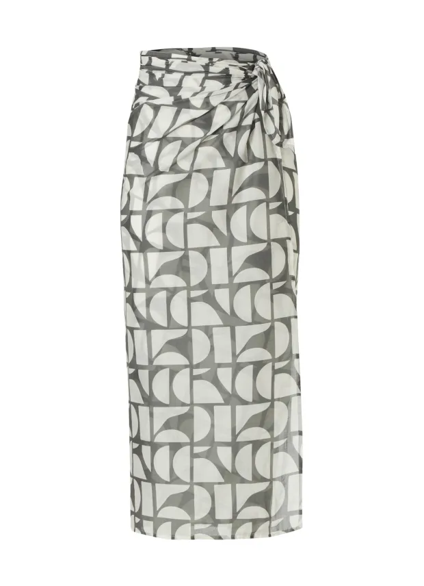 Jane Geometric Grey