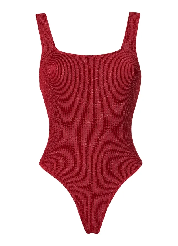 Josie Metallic Red