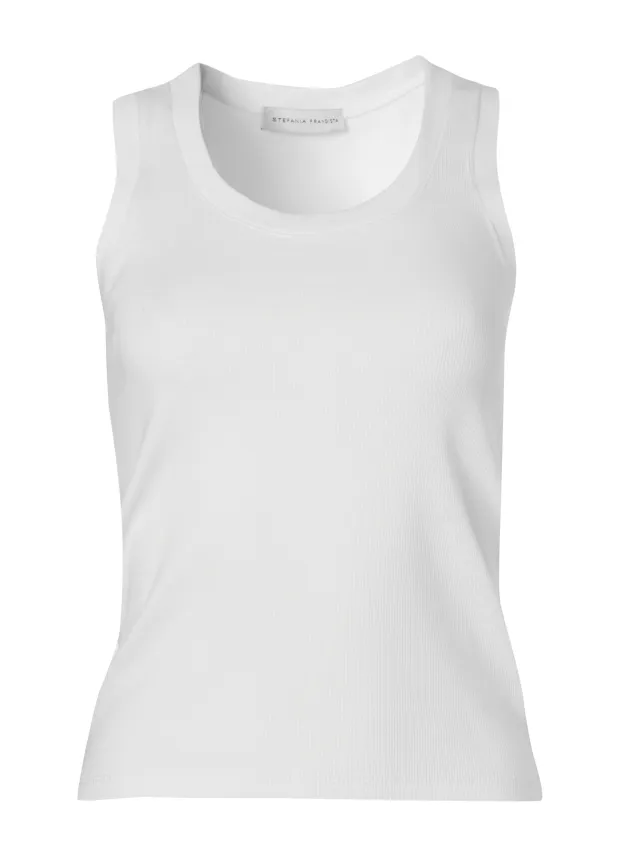 Lulu White Rib