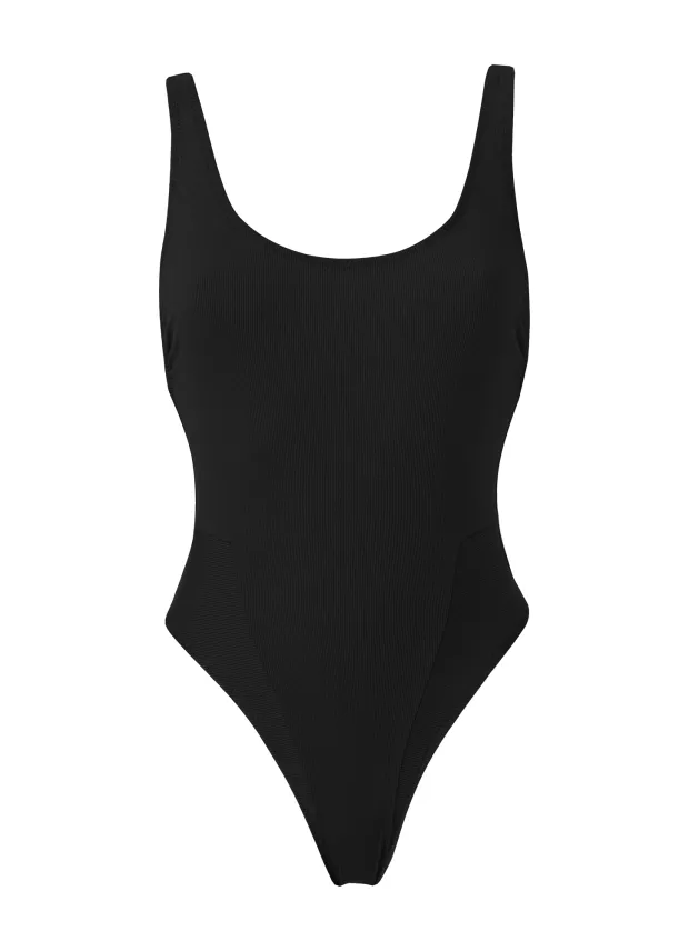 Vera Black Rib