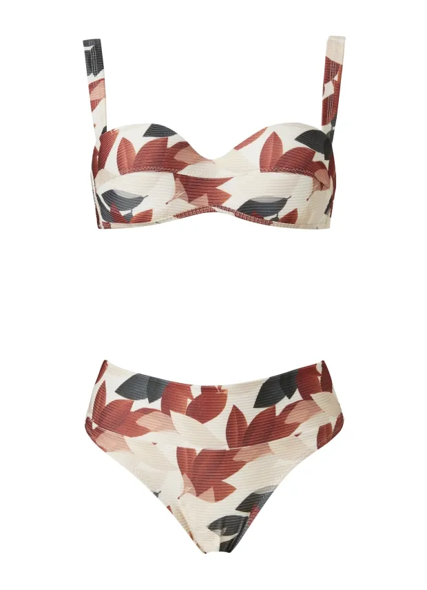 Zoey Botanical Brown Rib