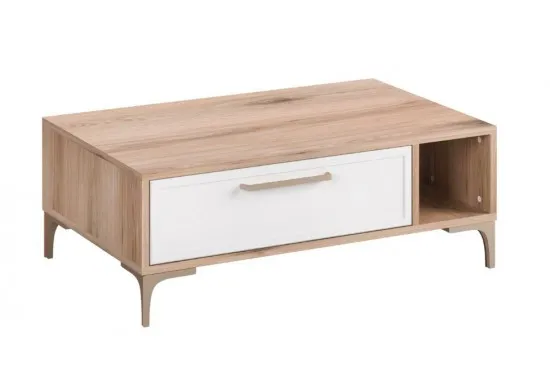 ΤΡΑΠΕΖΑΚΙ ΣΑΛΟΝΙΟΥ ΑΠΟΧΡΩΣΗ ΚΑΝΕΛΑ - ΛΕΥΚΟ