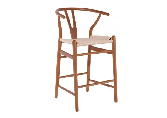 ΣΚΑΜΠΩ BAR ΞΥΛΙΝΟ ΟΞΙΑ ΚΑΡΥΔΙ ΜΕ ΚΑΘΙΣΜΑ PAPER ROPE...