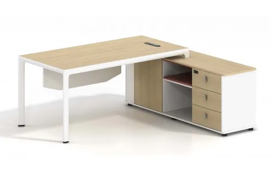 ΓΡΑΦΕΙΟ ΓΩΝΙΑ ΔΕΞΙΑ ΑΠΟΧΡΩΣΗ BEECH - ΑΣΠΡΟ