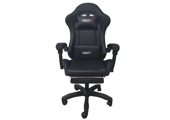 ΠΟΛΥΘΡΟΝΑ ΓΡΑΦΕΙΟΥ GAMING ΔΕΡΜΑΤΙΝΗ ΜΑΥΡΗ PU