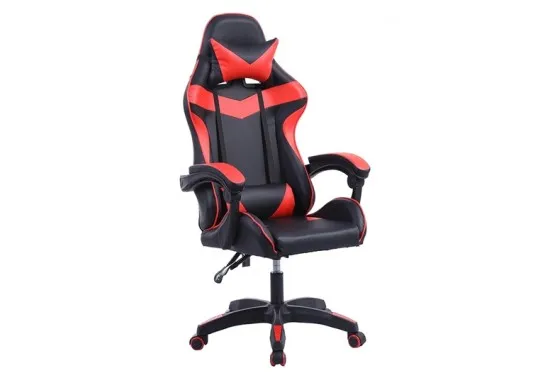 ΠΟΛΥΘΡΟΝΑ ΓΡΑΦΕΙΟΥ GAMING ΔΕΡΜΑΤΙΝΗ ΜΑΥΡΗ - ΚΟΚΚΙΝΗ PU