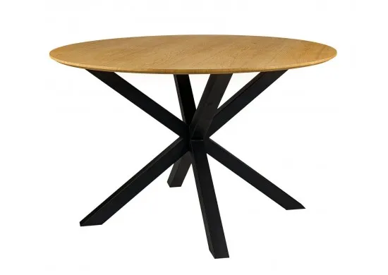 ΤΡΑΠΕΖΙ ΡΟΤΟΝΤΑ ΜΕΤΑΛΛΙΚΟ ΜΑΥΡΟ ΜΕ ΕΠΙΦΑΝΕΙΑ MDF...