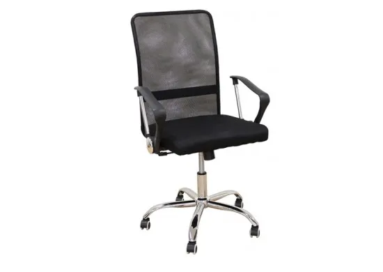 ΠΟΛΥΘΡΟΝΑ ΓΡΑΦΕΙΟΥ ΥΦΑΣΜΑ ΜΑΥΡΗ MESH