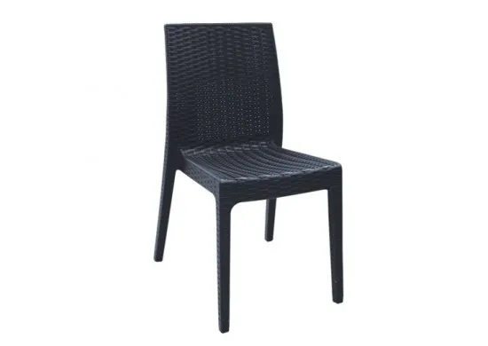 ΚΑΡΕΚΛΑ ΣΤΟΙΒΑΖΟΜΕΝΗ PP RATTAN LOOK ΑΝΘΡΑΚΙ