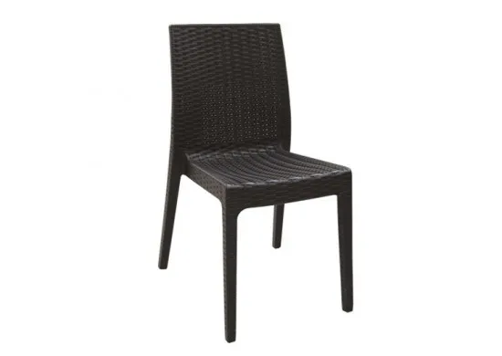 ΚΑΡΕΚΛΑ ΣΤΟΙΒΑΖΟΜΕΝΗ PP RATTAN LOOK ΚΑΦΕ