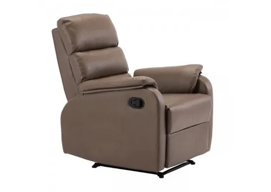 ΠΟΛΥΘΡΟΝΑ ΑΝΑΚΛΙΝΟΜΕΝΗ RELAX ΔΕΡΜΑΤΙΝΗ CAPPUCCINO PU