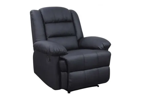 ΠΟΛΥΘΡΟΝΑ RELAX ΔΕΡΜΑΤΙΝΗ ΜΑΥΡΗ PU