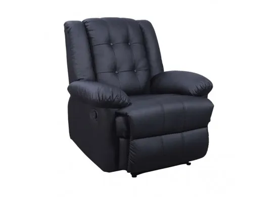 ΠΟΛΥΘΡΟΝΑ RELAX ΔΕΡΜΑΤΙΝΗ ΜΑΥΡΟ PU