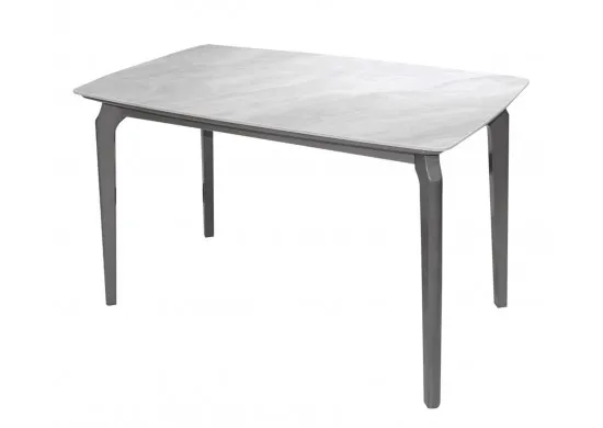 ΤΡΑΠΕΖΙ ΞΥΛΙΝΟ ΓΚΡΙ ΜΕ ΕΠΙΦΑΝΕΙΑ SINTERED STONE WHITE MARBLE
