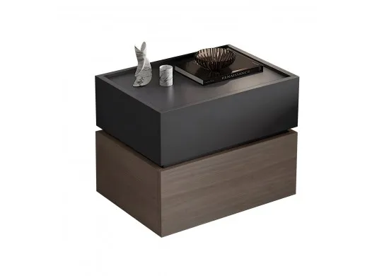 ΚΟΜΟΔΙΝΟ SONOMA OAK - GREY ΜΕ ΑΠΟΣΠΩΜΕΝΑ ΧΡΩΜΑΤΙΚΑ ΜΕΡΗ