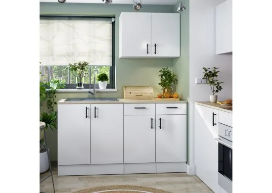 ΚΟΥΖΙΝΑ ΛΕΥΚΗ ΜΕ ΠΑΓΚΟ SONOMA